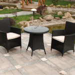 Wicker outdoor furniture