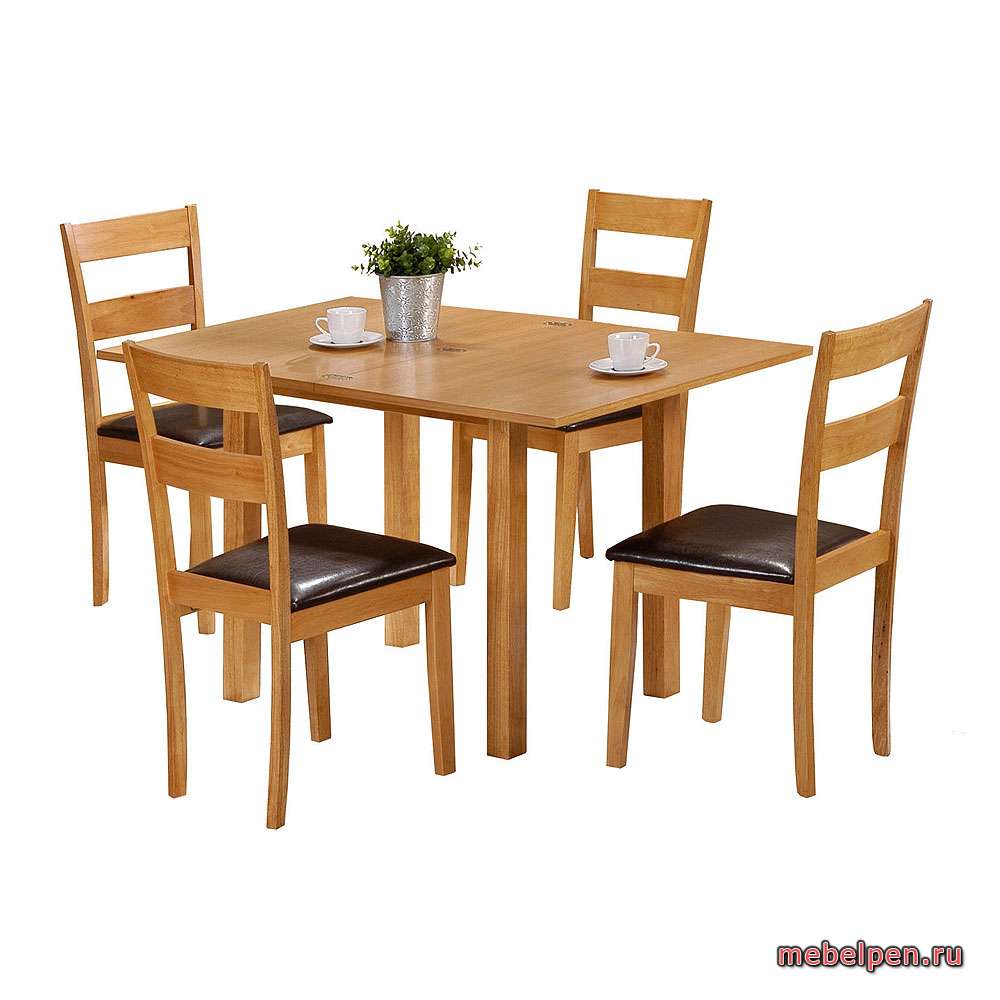 Folding kitchen table