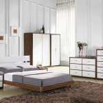 A set of cabinet furniture with light facades