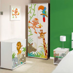 Children's furniture with a pattern