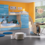 Children's room with bunk bed